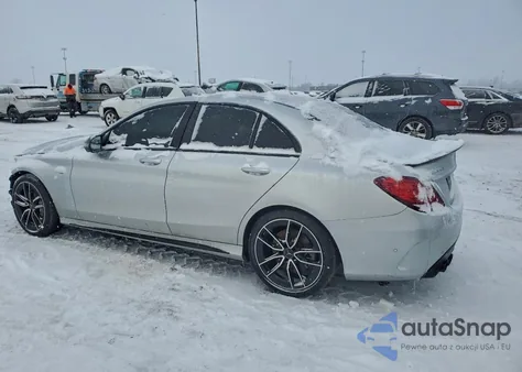 2020 Mercedes-Benz C 43 Amg z USA, uszkodzony, nr VIN W1KWF6EB9LR581168